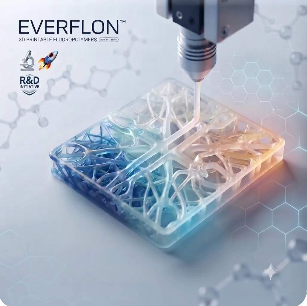 Pionnier de la prochaine frontière : Everflon™ développe une nouvelle classe de fluoropolymères imprimables en 3D pour les applications futures