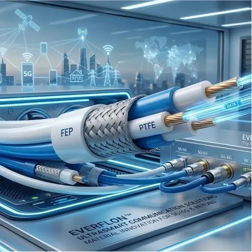 Façonner l’avenir de la connectivité : Le rôle des fluoropolymères Everflon™